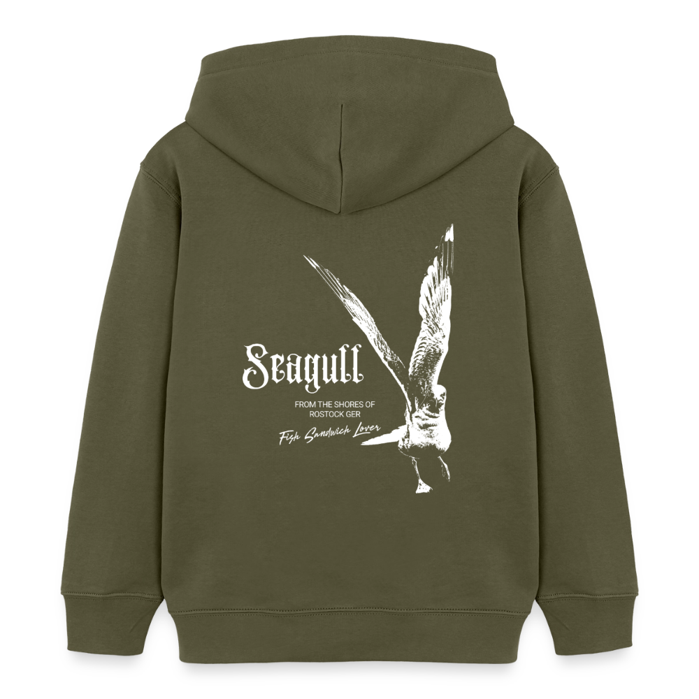 Rostock 'SEAGULL' Edition Bio Hoodie Kinder - Khaki