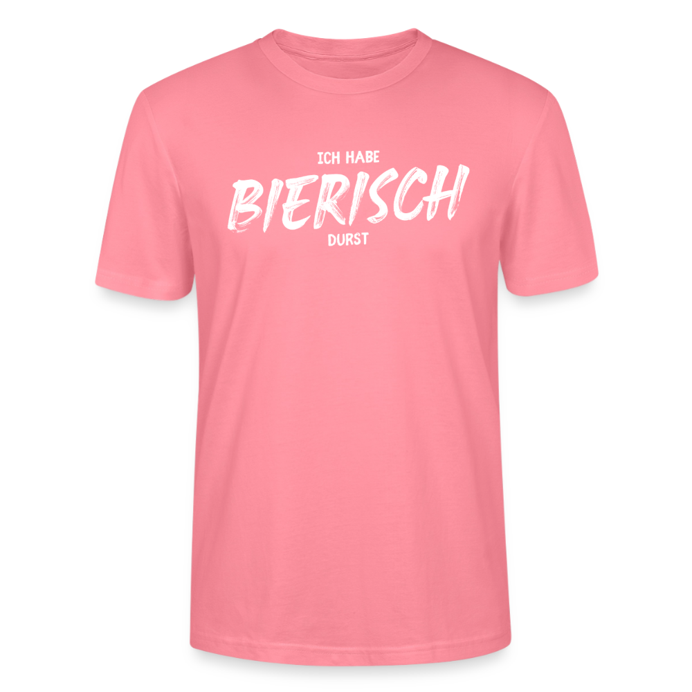 Unisex Sprüche T-Shirt 'Ich habe bierisch Durst' - Pink 