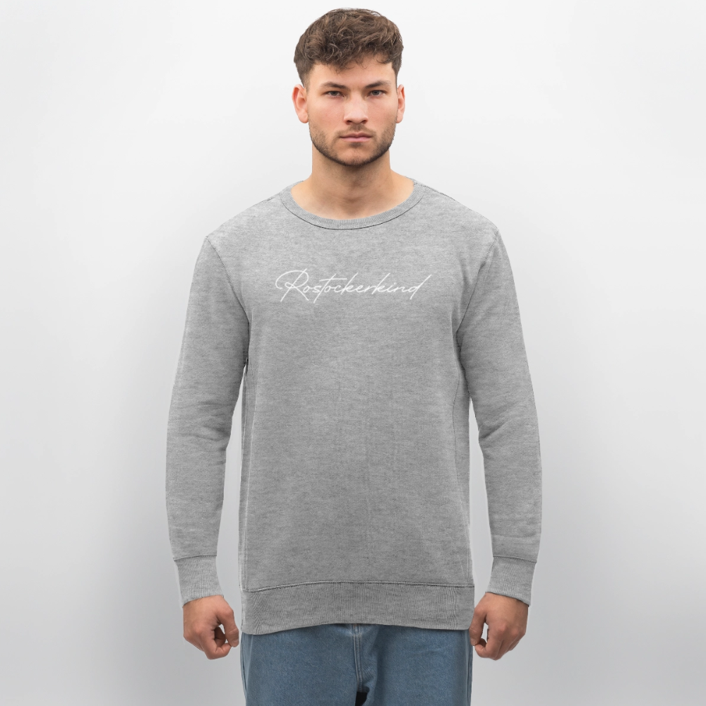 Rostock 'Rostockerkind' Signature Bio Sweatshirt Unisex - Grau meliert