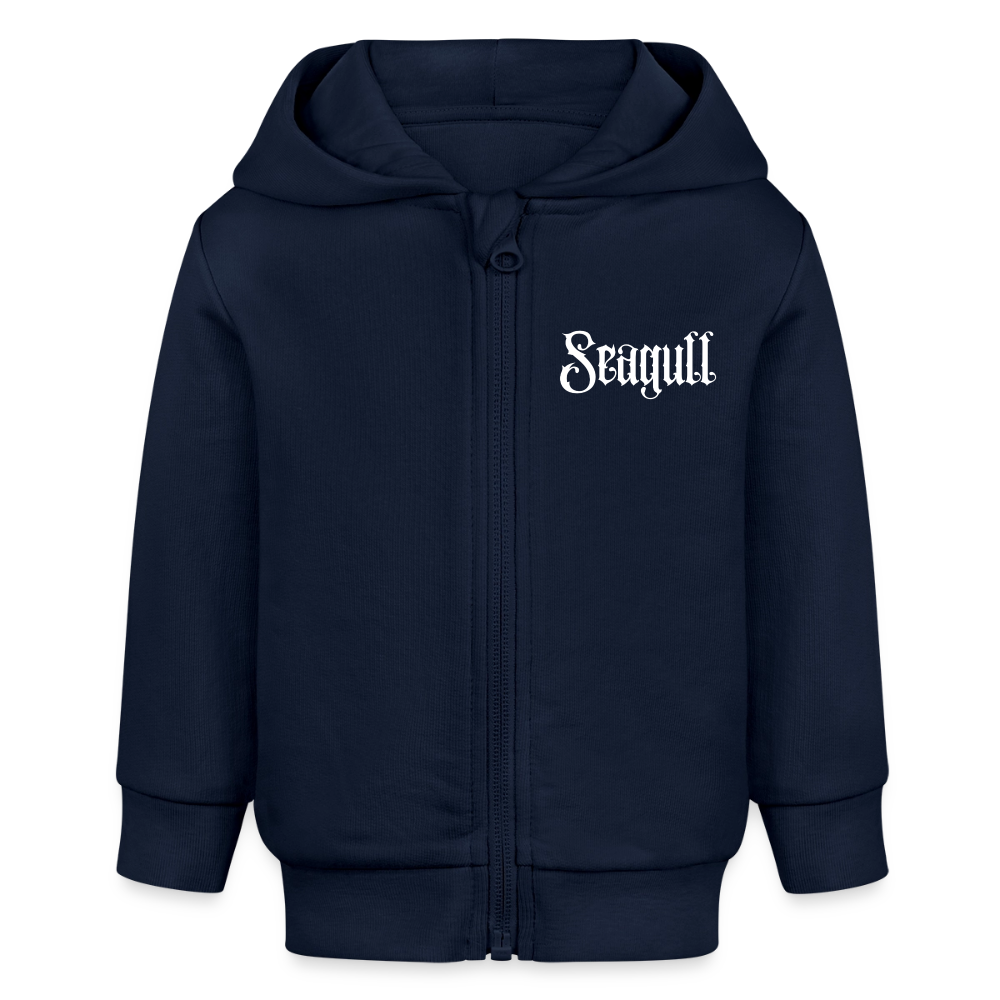 Rostock 'SEAGULL' Edition Bio Baby Zip Hoodie - Navy