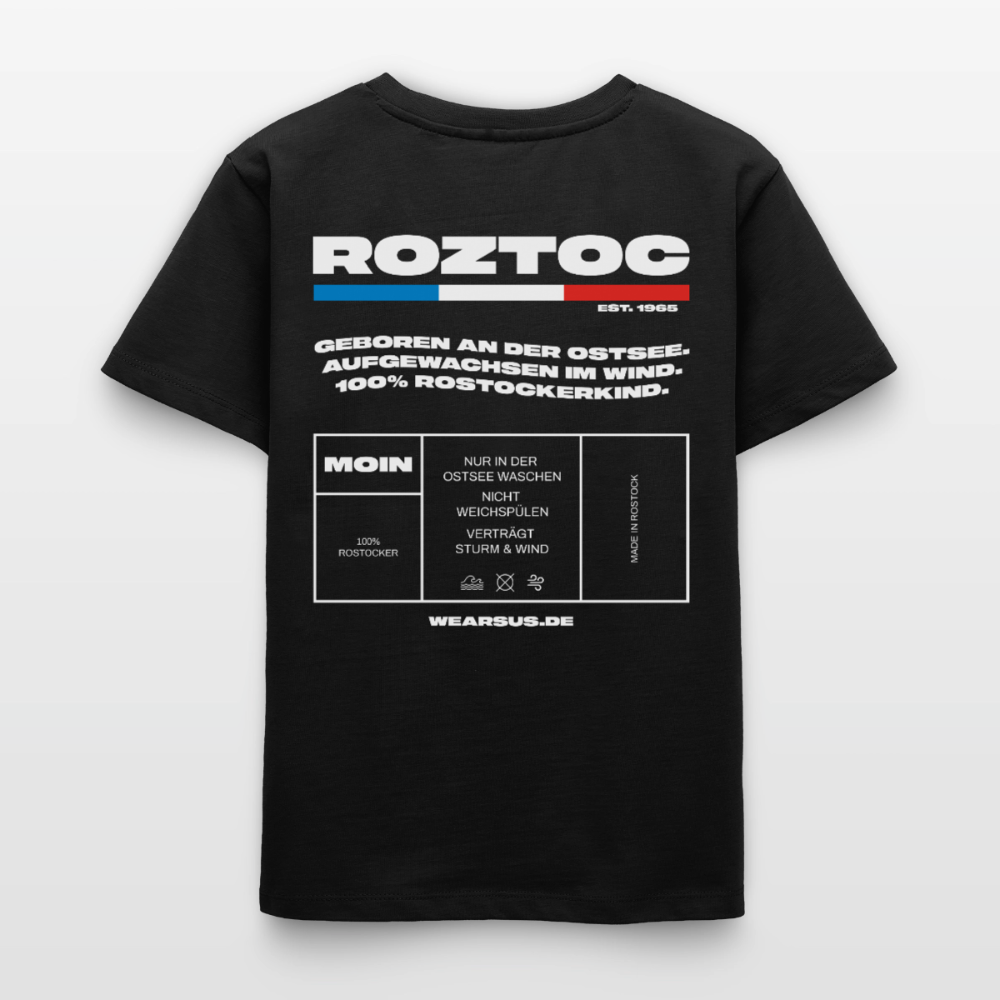 Rostock 'ROZTOC' Edition Kinder T-Shirt - Schwarz
