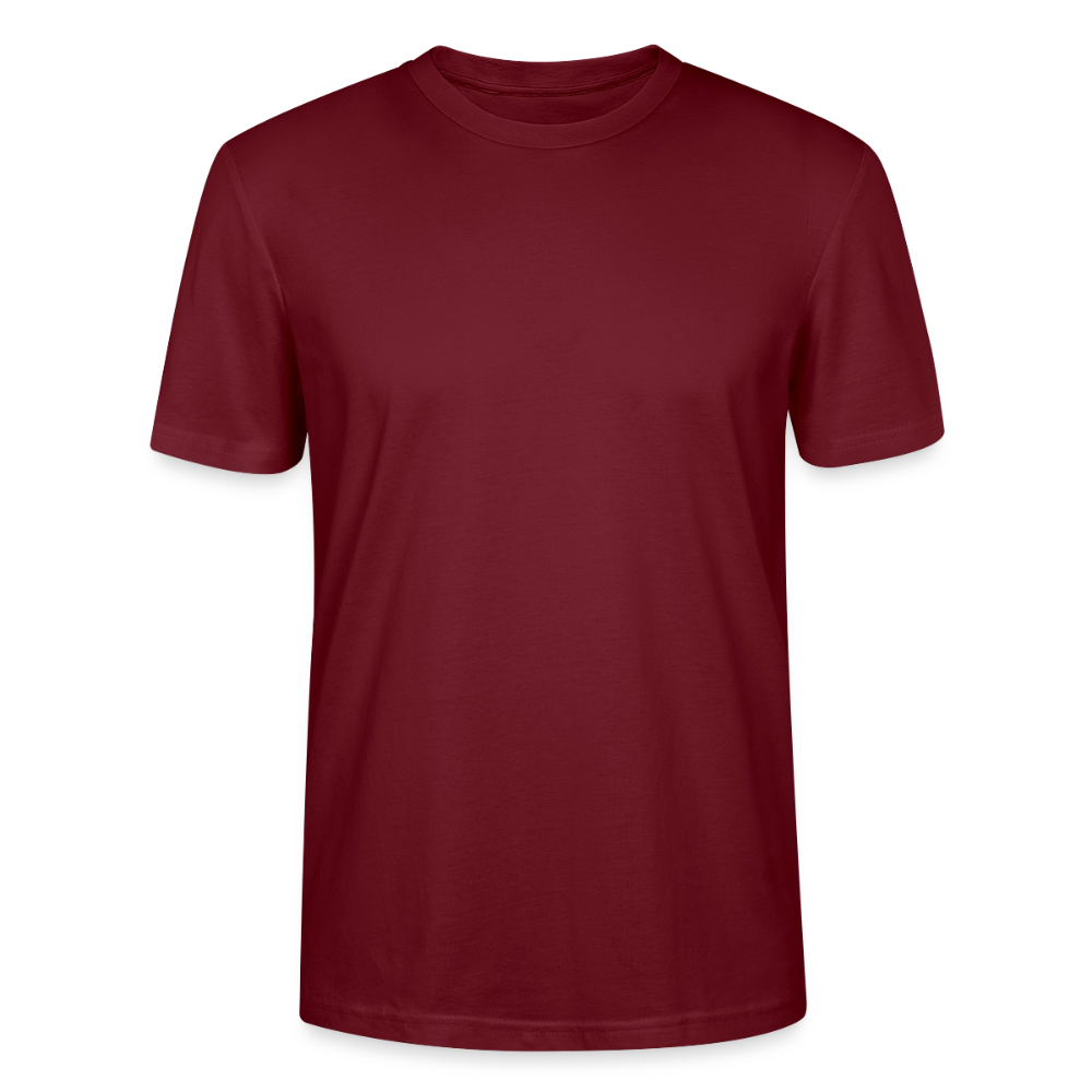 Rostock 'Rostockerkind' Bio T-Shirt Unisex Back Print Farbe - Burgunderrot