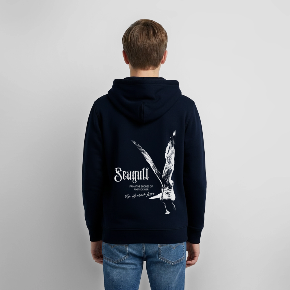 Rostock 'SEAGULL' Edition Bio Hoodie Kinder - Navy