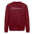 Rostock 'Rostockerkind' Signature Bio Sweatshirt Unisex - Burgunderrot