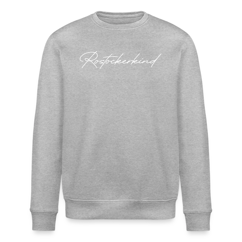 Rostock 'Rostockerkind' Signature Bio Sweatshirt Unisex - Grau meliert