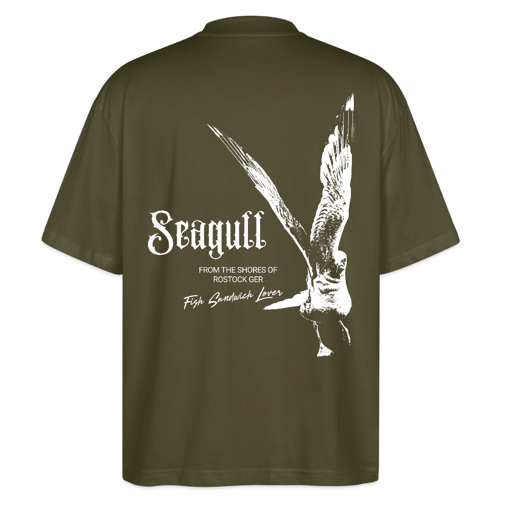 Seagull Rostock Baltic Sea Edition Oversized T-Shirt Unisex - Khaki