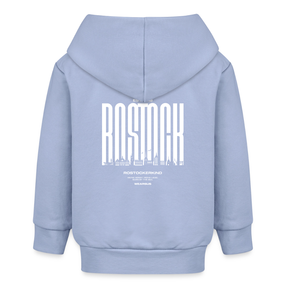 Rostock 'Rostockerkind' Bio Zip Hoodie Babys - Sky