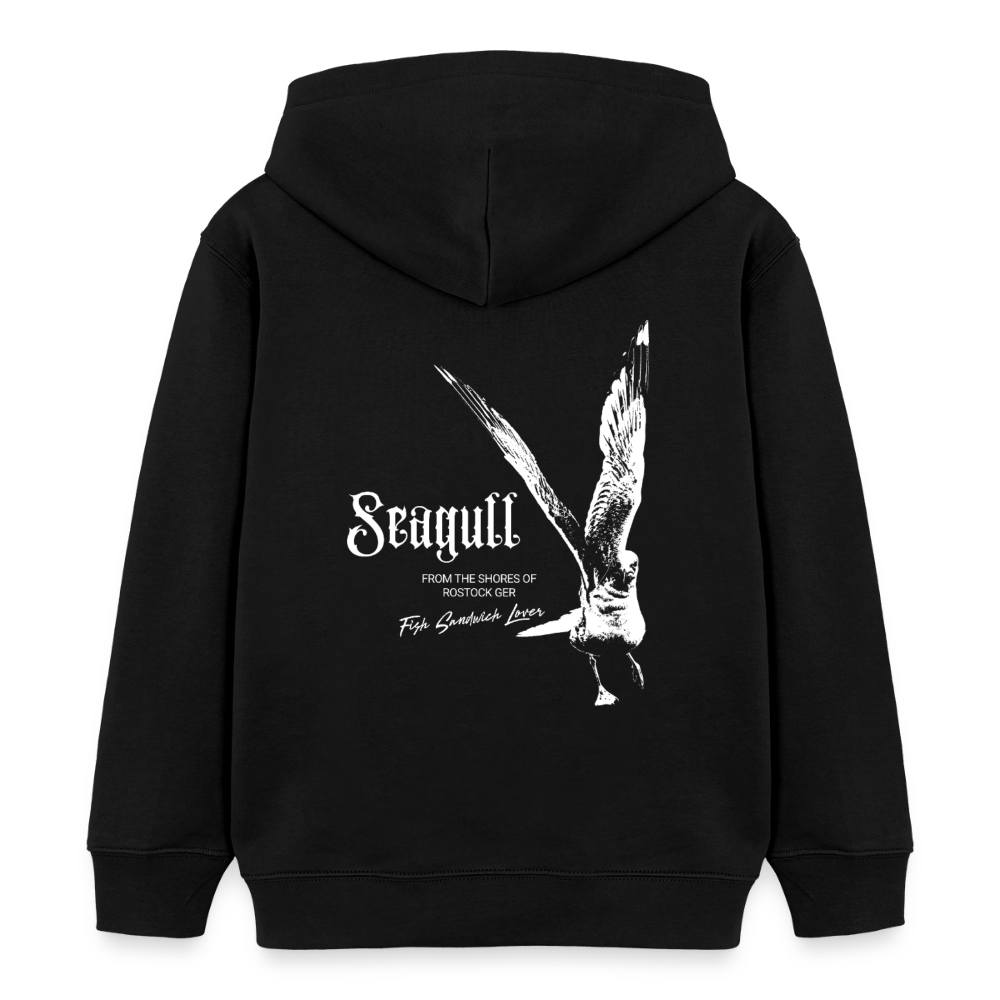 Rostock 'SEAGULL' Edition Bio Hoodie Kinder - Schwarz