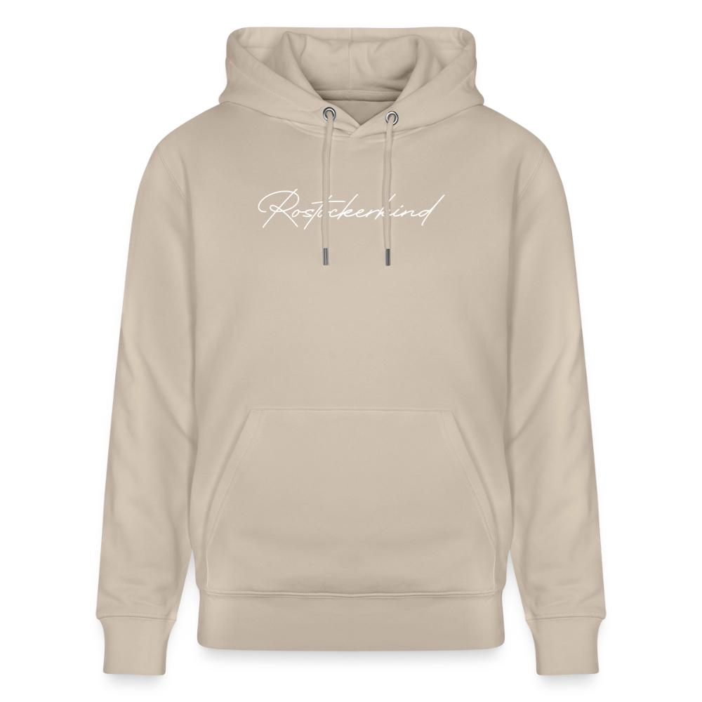 Rostock 'ROSTOCKERKIND' Signature Bio Hoodie Unisex weiß - Beige