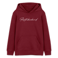 Rostock 'Rostockerkind' Signature Bio Hoodie Kinder 9-13 Jahre - Burgunderrot