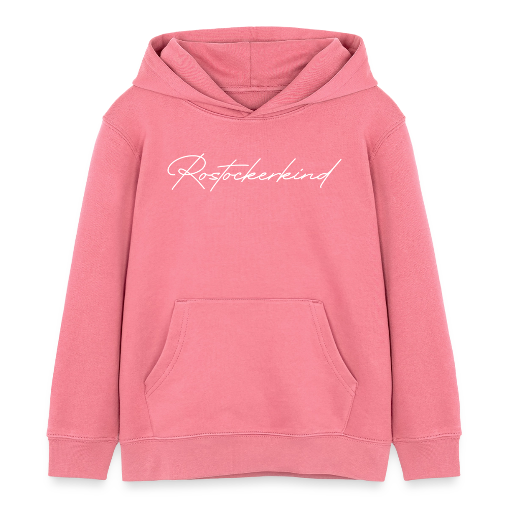Rostock 'Rostockerkind' Signature Bio Hoodie Kinder 3-8 Jahre - Pink 