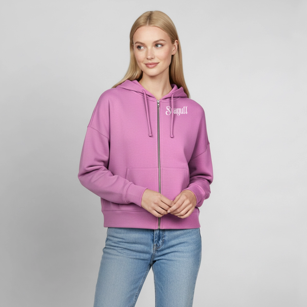 Rostock 'Seagull' Bio Zip Hoodie Damen - Pink