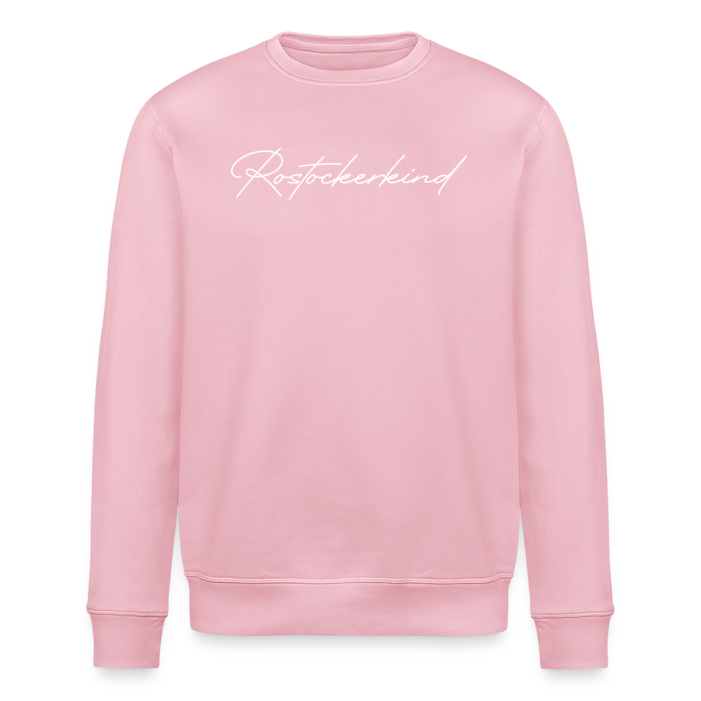 Rostock 'Rostockerkind' Signature Bio Sweatshirt Unisex - Hellrosa
