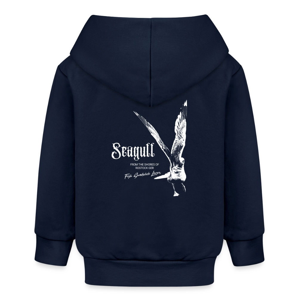 Rostock 'SEAGULL' Edition Bio Baby Zip Hoodie - Navy