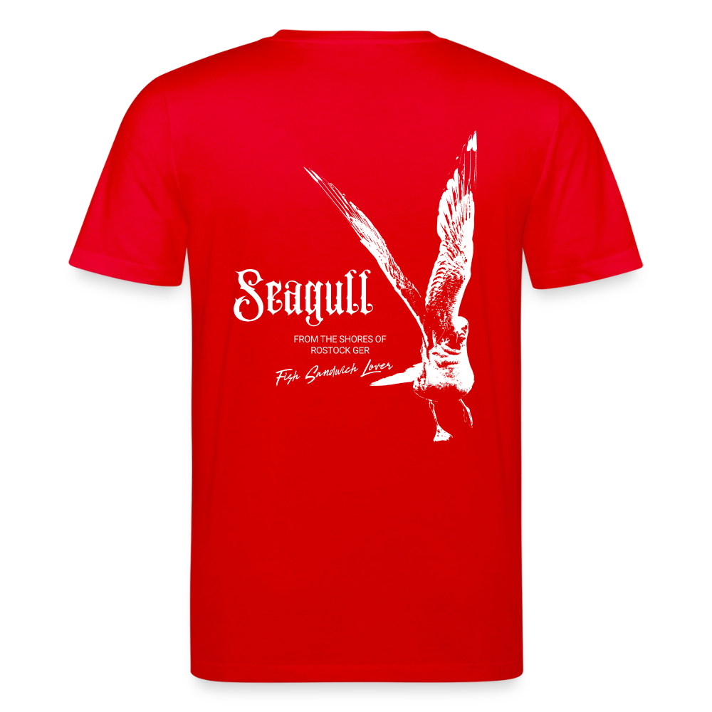 Seagull Rostock Baltic Sea Edition Unisex T-Shirt 2.0 180 g/m² - Rot
