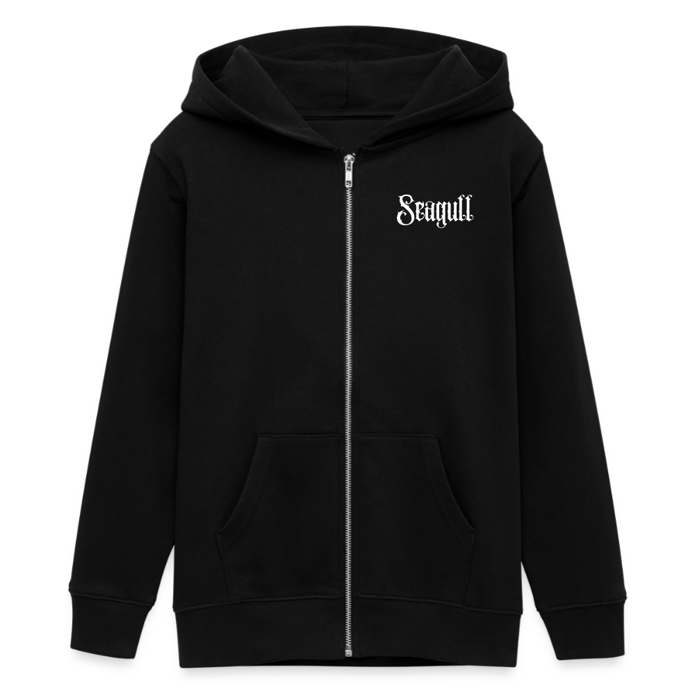 Rostock 'SEAGULL' Edition Bio Zip Hoodie Kinder - Schwarz