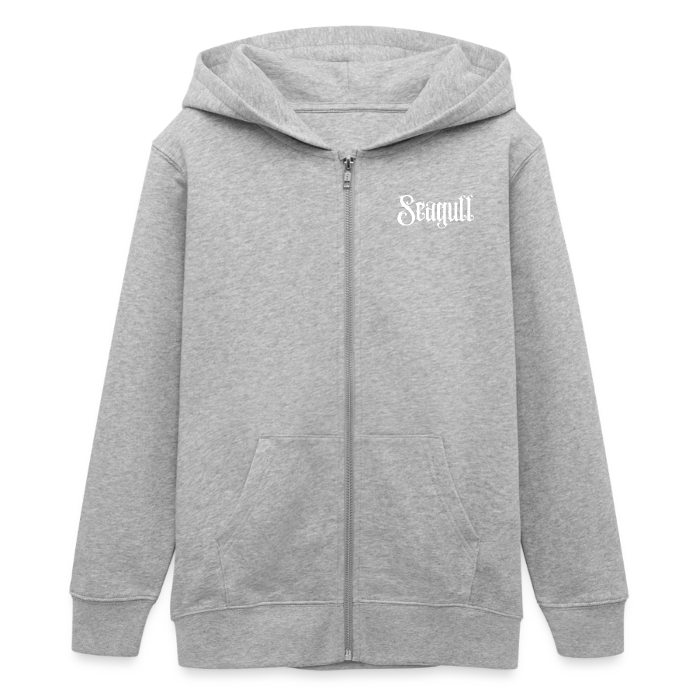 Rostock 'SEAGULL' Edition Bio Zip Hoodie Kinder - Grau meliert