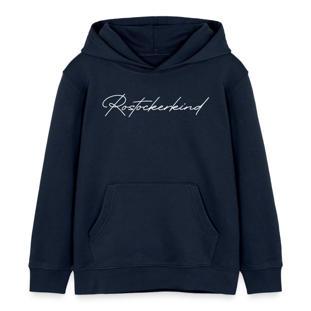 Rostock 'Rostockerkind' Signature Bio Hoodie Kinder 3-8 Jahre - Navy