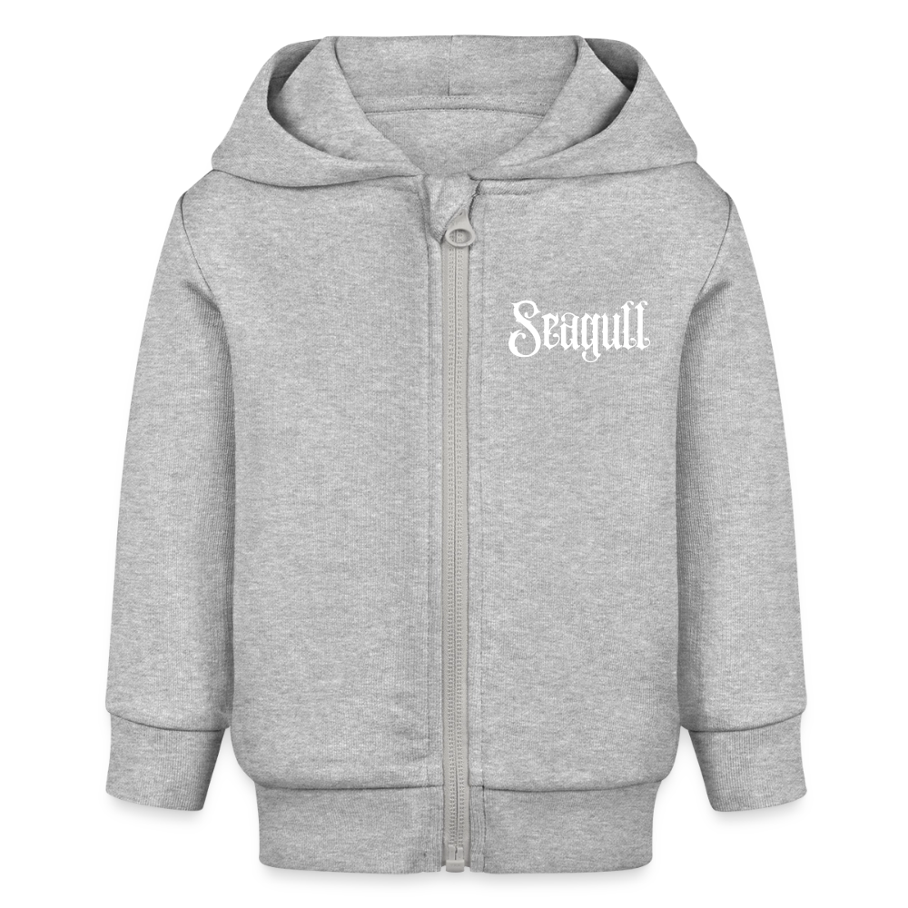 Rostock 'SEAGULL' Edition Bio Baby Zip Hoodie - Grau meliert