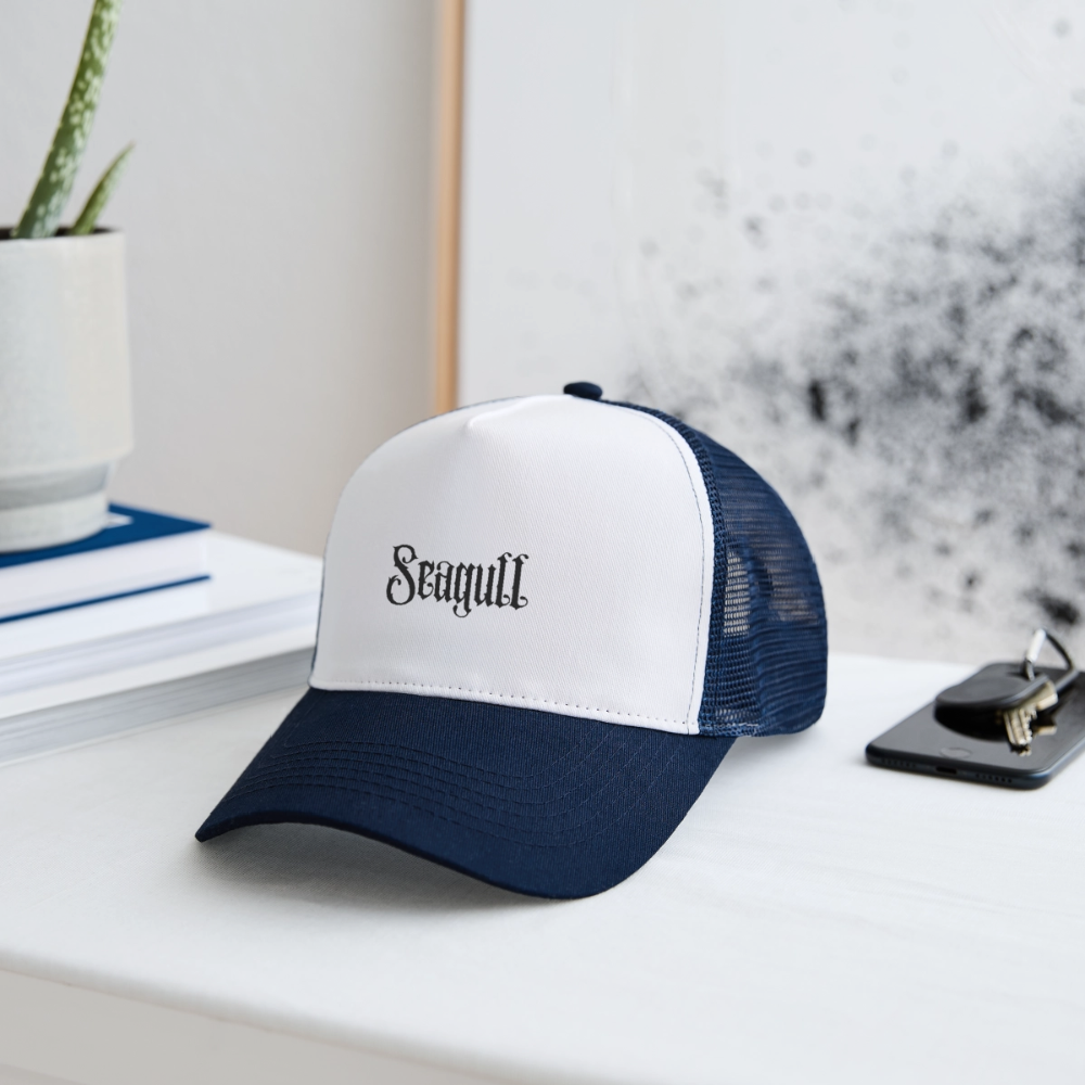 Rostock 'SEAGULL'  Trucker Cap - Weiß/Navy
