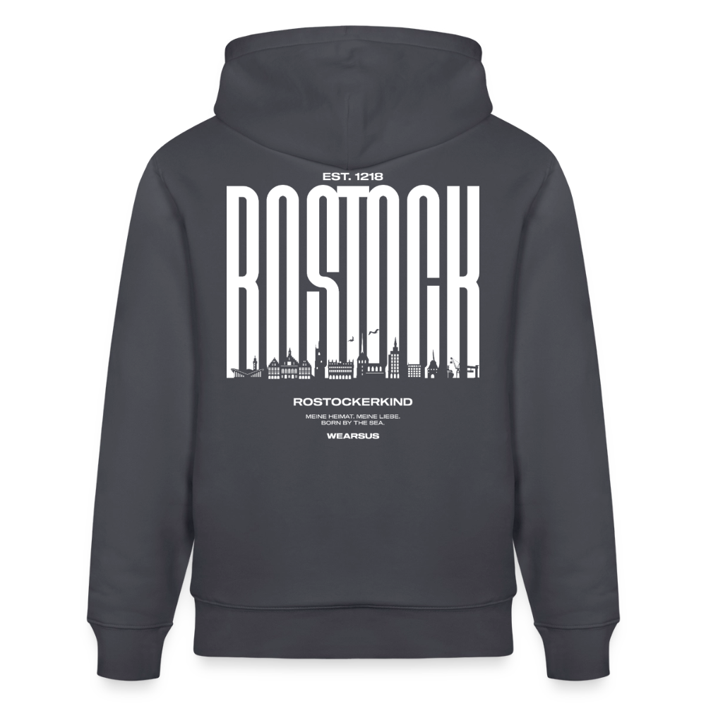 Rostock 'Rostockerkind' Bio Hoodie Unisex Farbe - Indigoblau