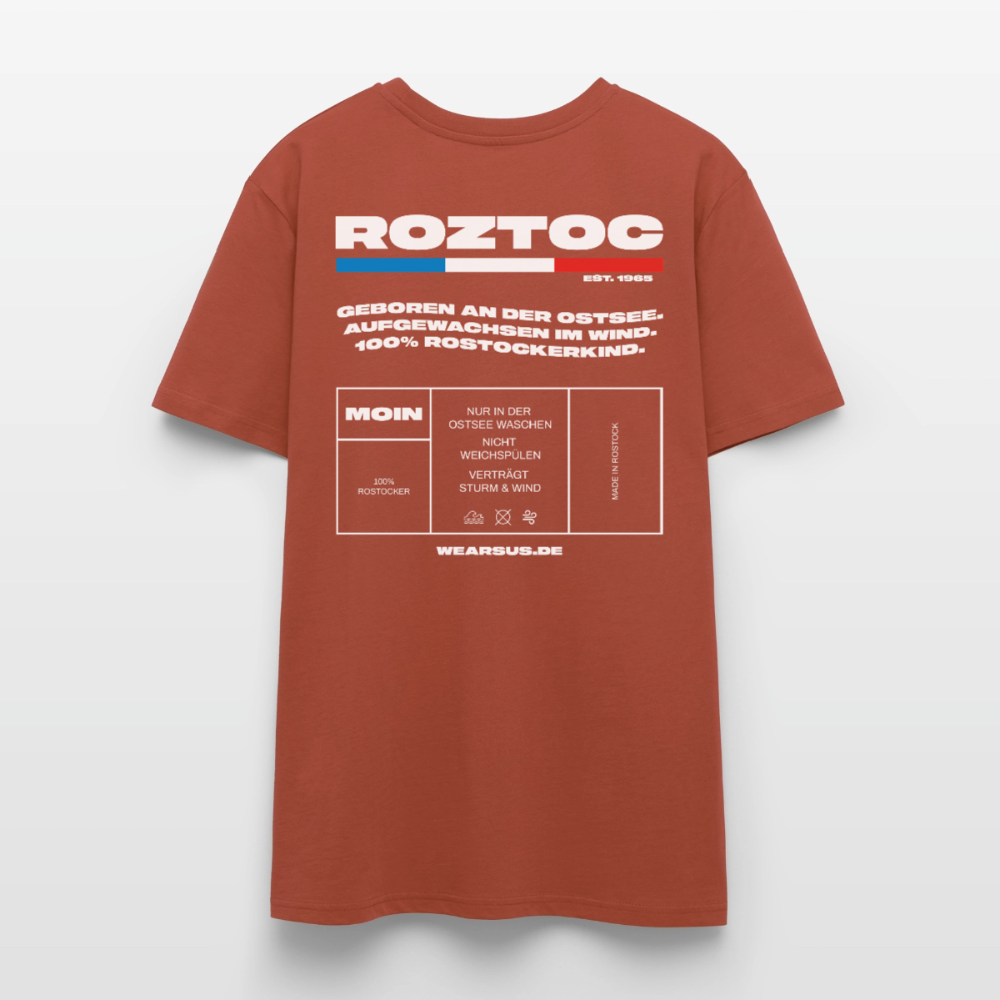 Rostock 'ROZTOC' Edition Unisex T-Shirt - Terrakotta