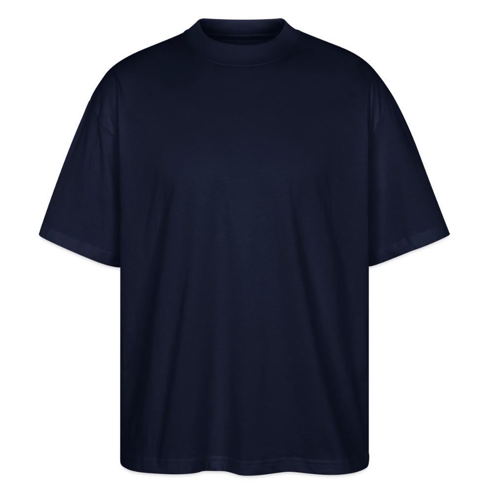 Rostock 'Rostockerkind' Bio Oversized T-Shirt Unisex Back Print Farbe - Navy
