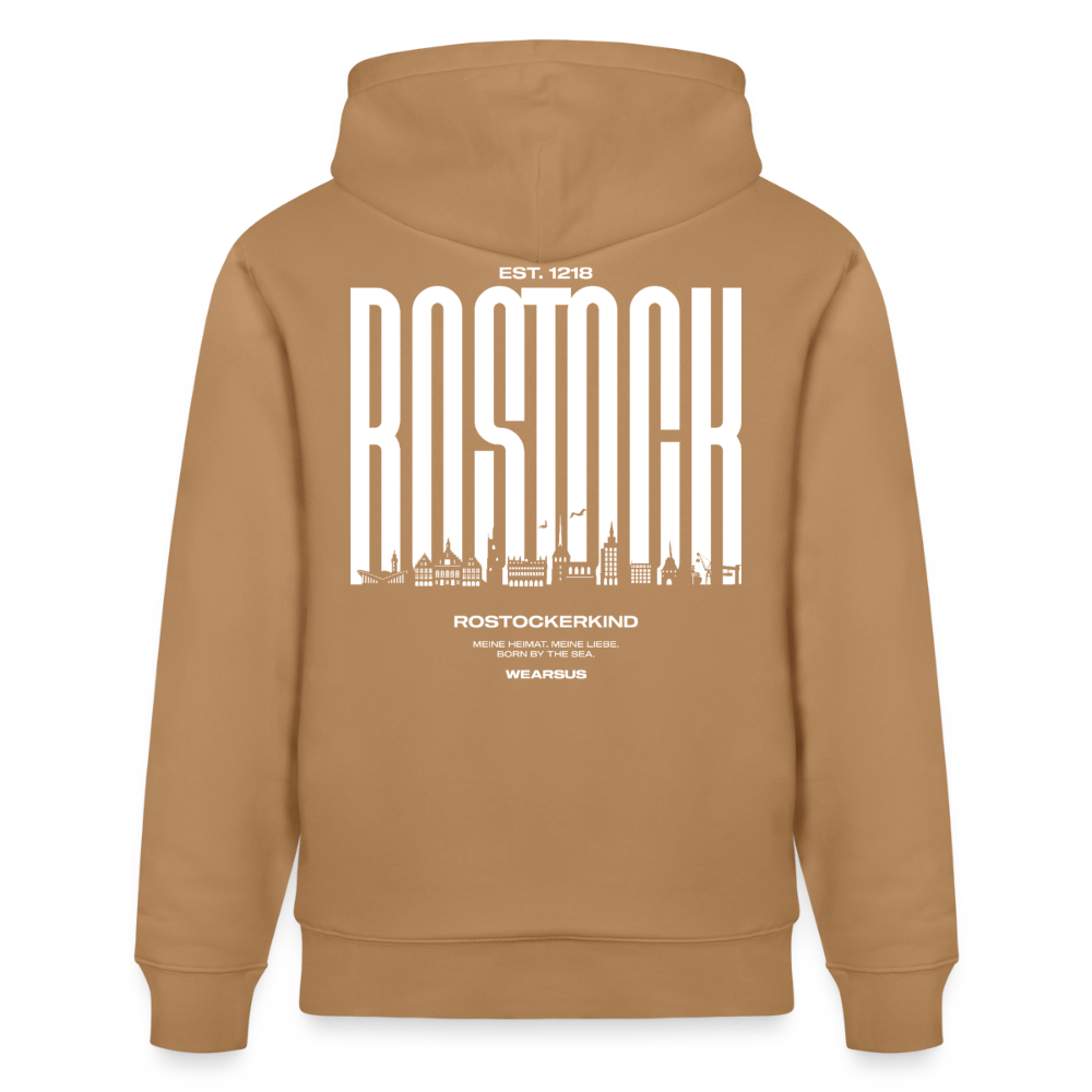 Rostock 'Rostockerkind' Bio Hoodie Unisex Farbe - Karamell 