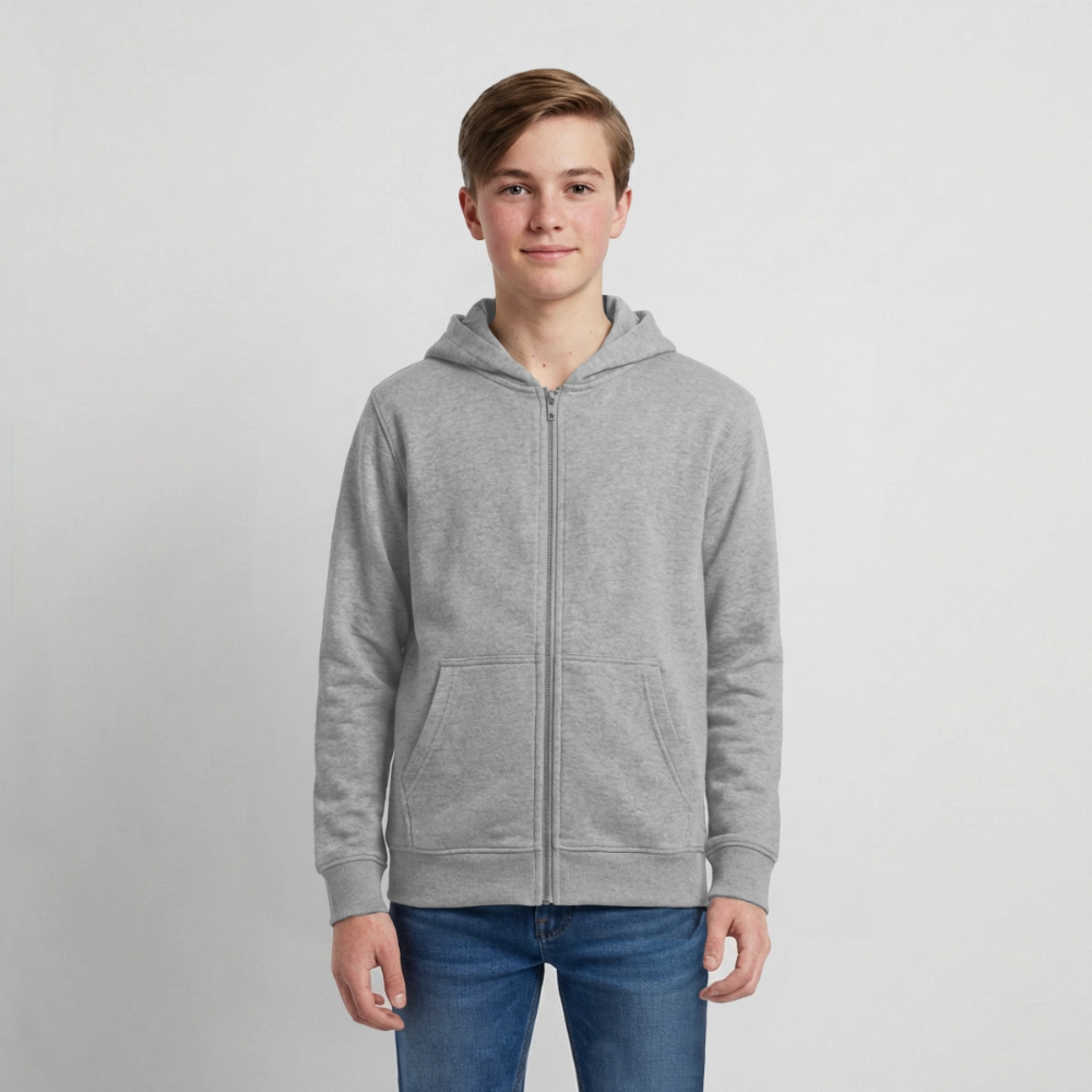 Rostock 'ROZTOC' Edition Bio Zip Hoodie Kinder - Grau meliert