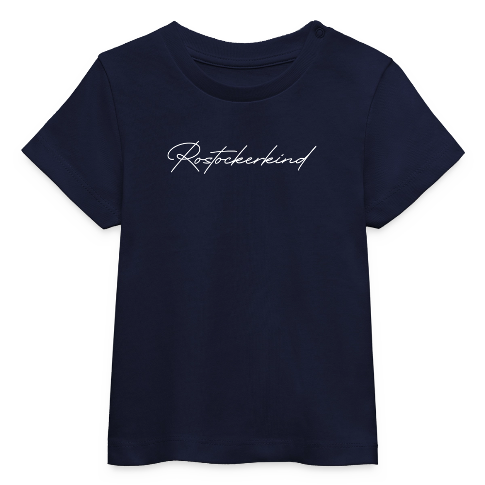 Rostock 'Rostockerkind' Signature Bio T-Shirt Babys - Navy