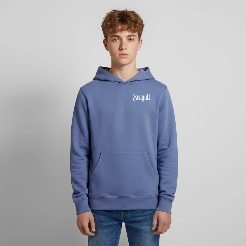 Rostock 'SEAGULL' Edition Bio Hoodie Kinder - Blau