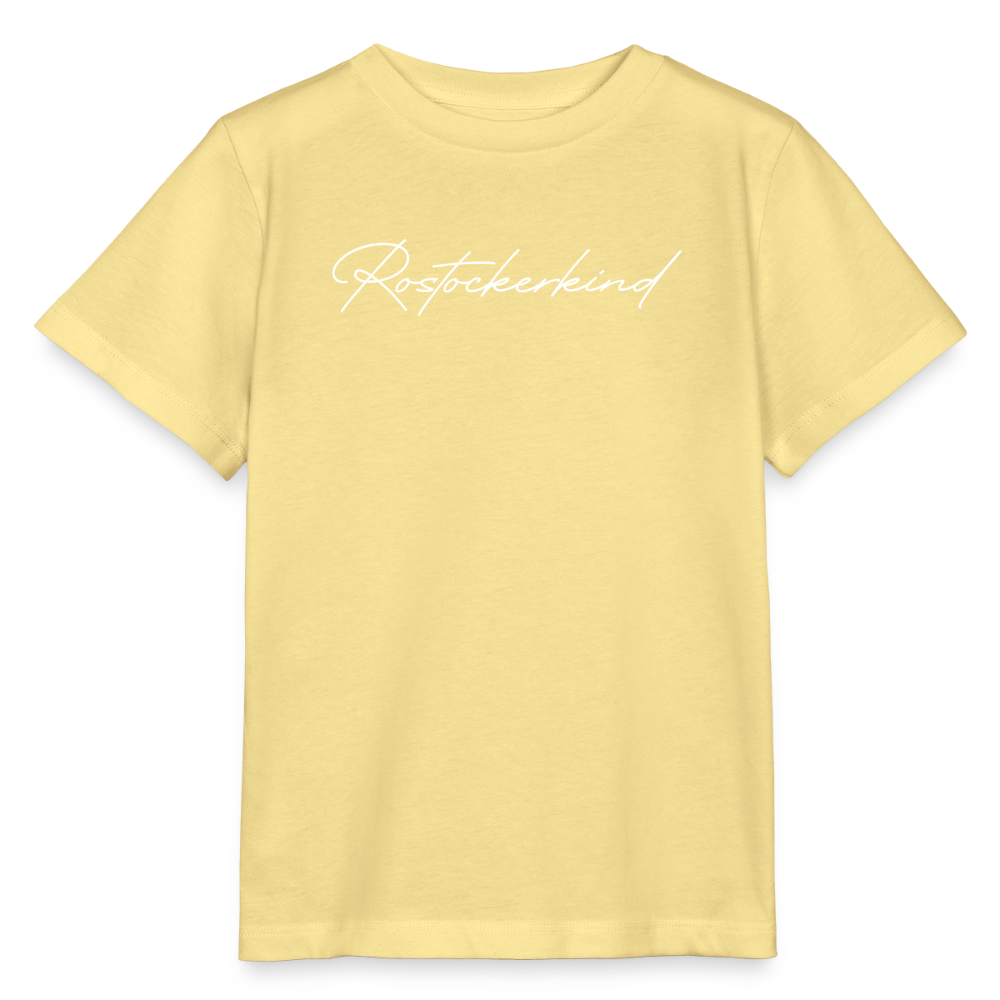 Rostock 'Rostockerkind' Signature Bio T-Shirt Kinder 3-8 Jahre - Gelb Viva 