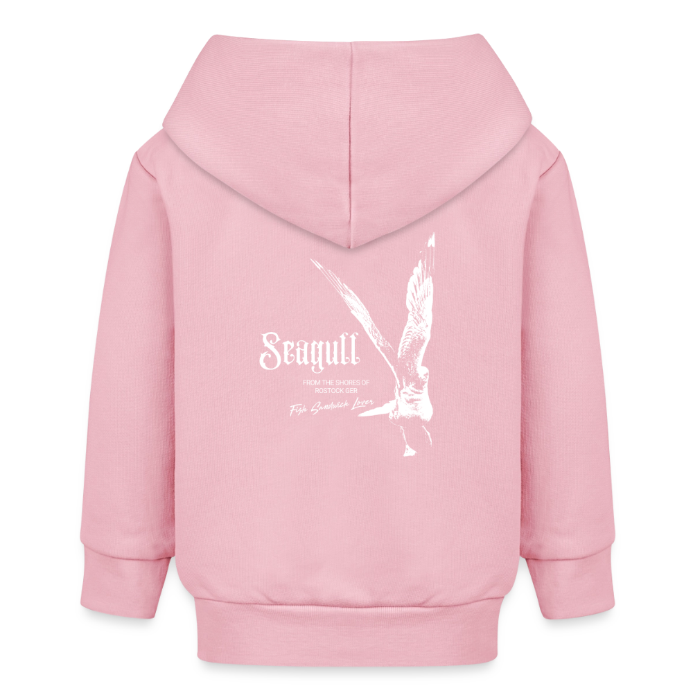 Rostock 'SEAGULL' Edition Bio Baby Zip Hoodie - Hellrosa