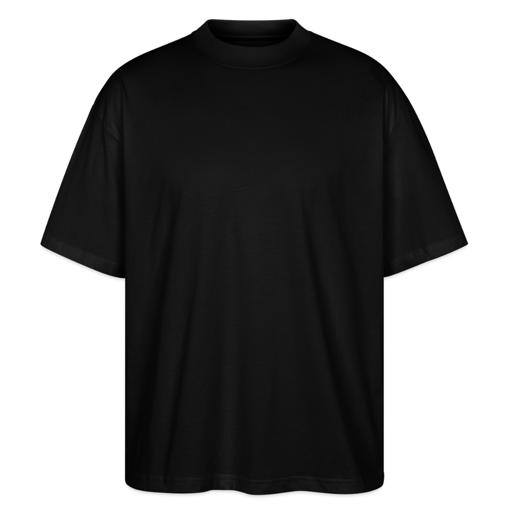 Rostock 'Rostockerkind' Bio Oversized T-Shirt Unisex Back Print Farbe - Schwarz