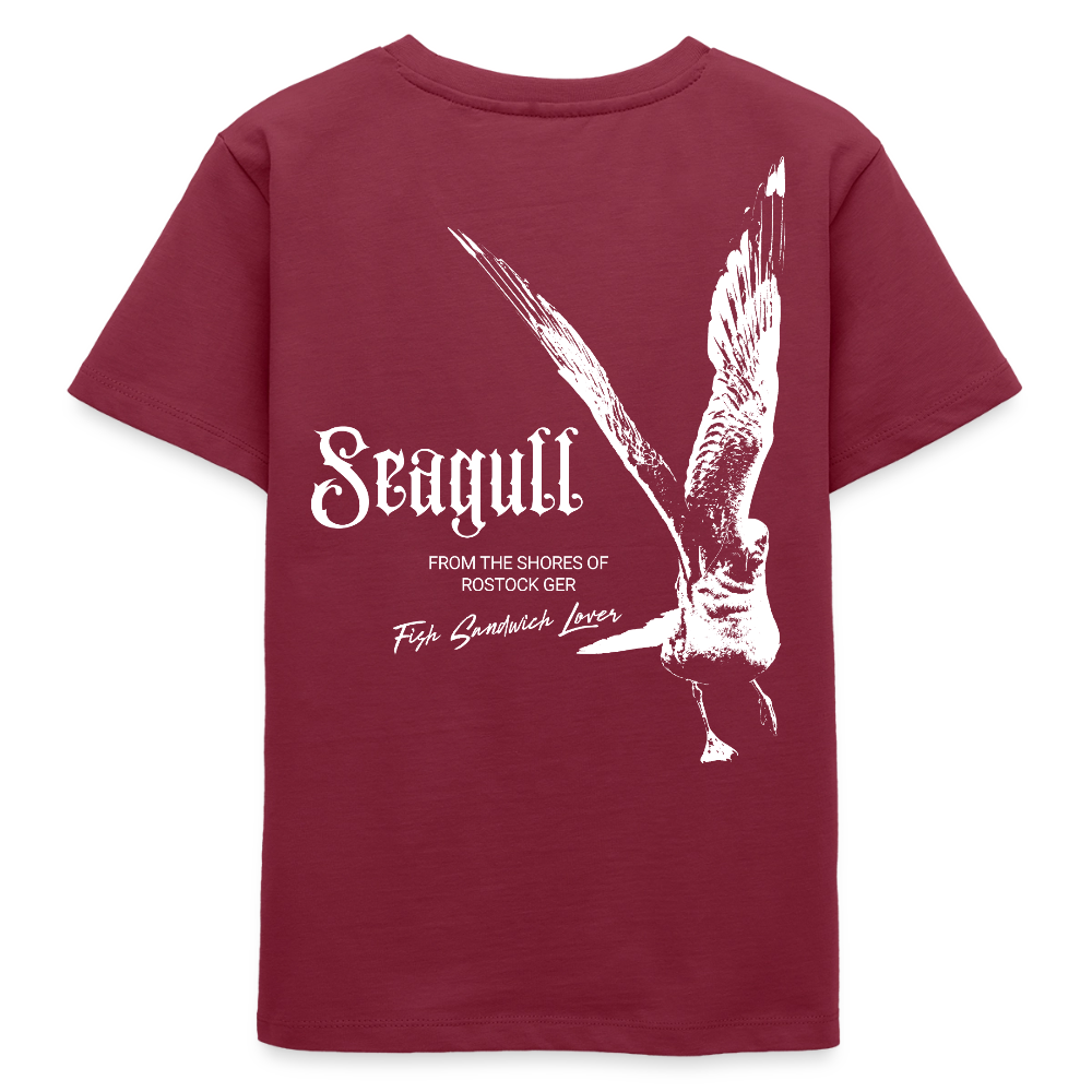 Seagull Rostock Baltic Sea Edition T-Shirt Unisex Kinder - Burgunderrot