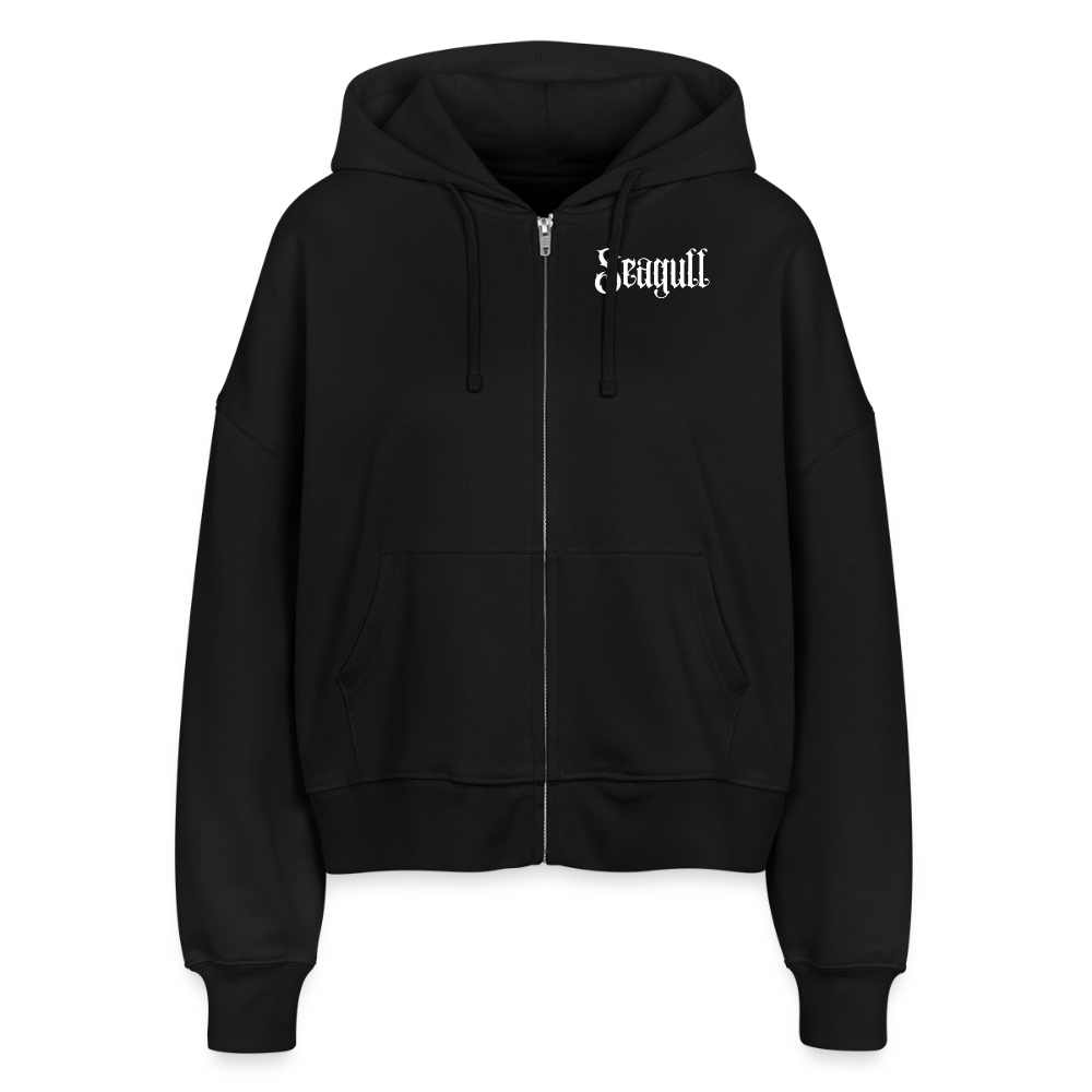 Rostock 'Seagull' Bio Zip Hoodie Damen - Schwarz