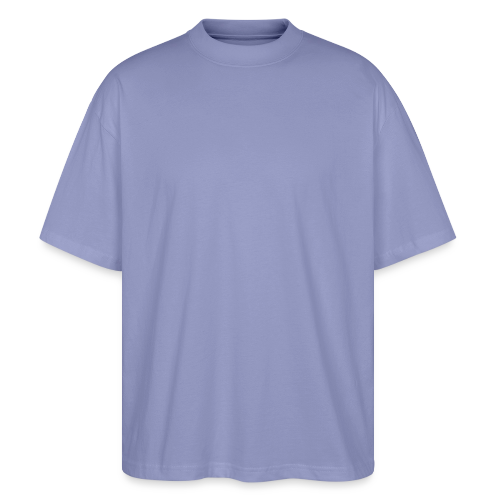 Rostock 'Rostockerkind' Bio Oversized T-Shirt Unisex Back Print Farbe - Violett