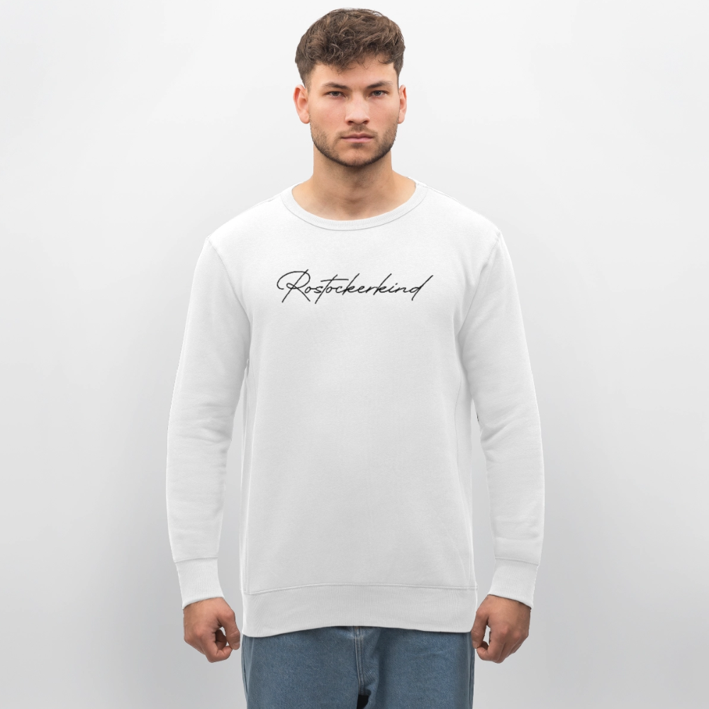 Rostock 'Rostockerkind' Signature Bio Sweatshirt Unisex weiß - Weiß