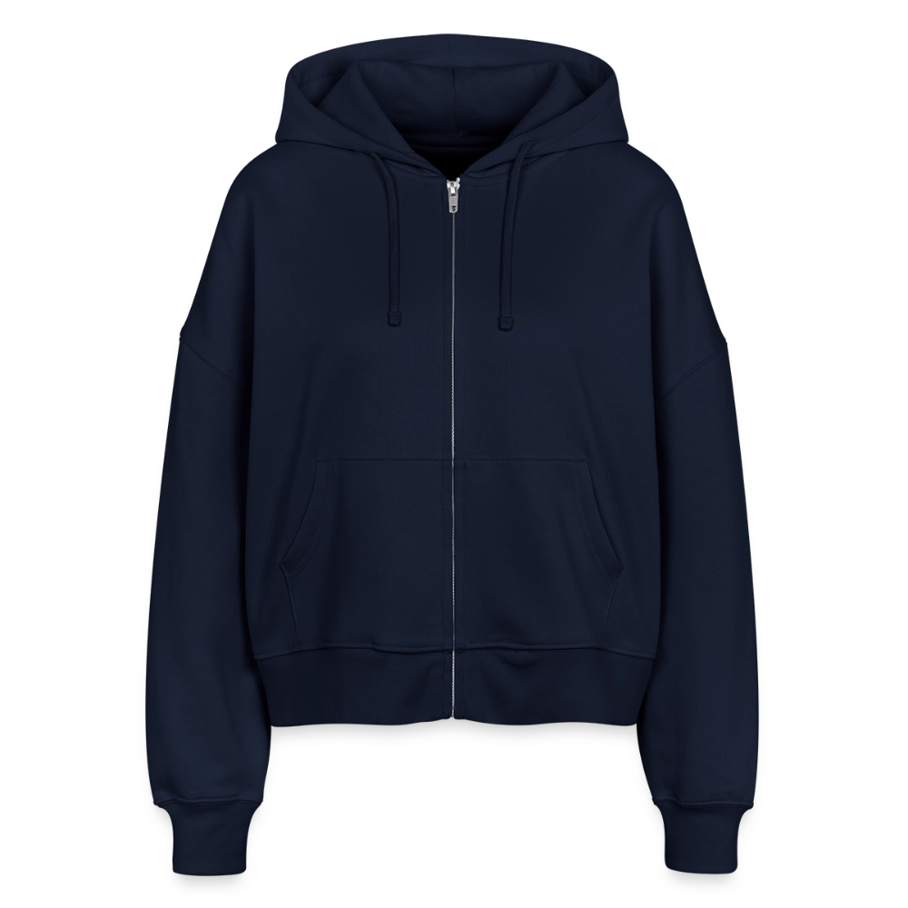 Rostock 'Rostockerkind' Bio Zip Hoodie Damen Farbe - Navy