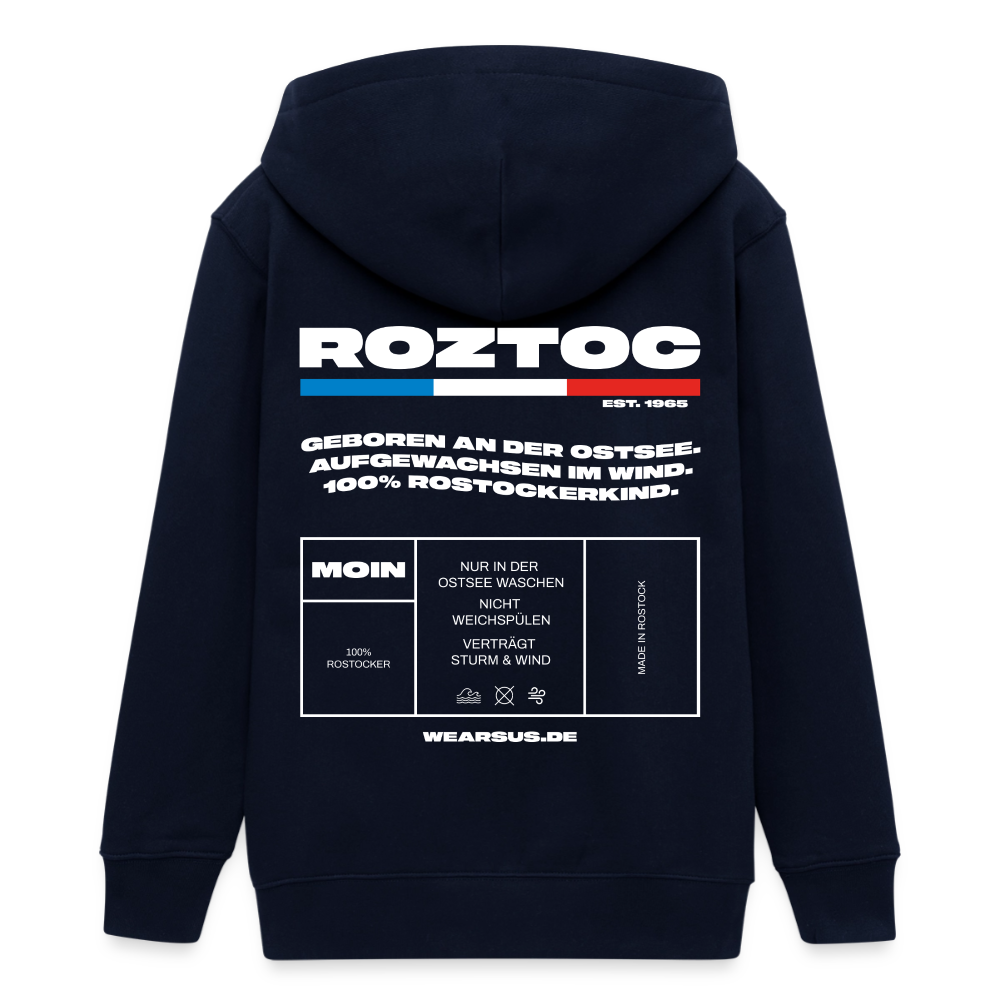 Rostock 'ROZTOC' Edition Bio Zip Hoodie Kinder - Navy
