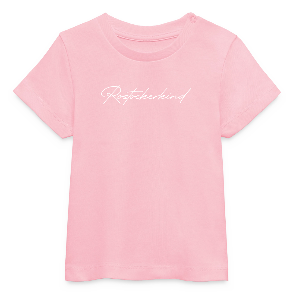 Rostock 'Rostockerkind' Signature Bio T-Shirt Babys - Hellrosa