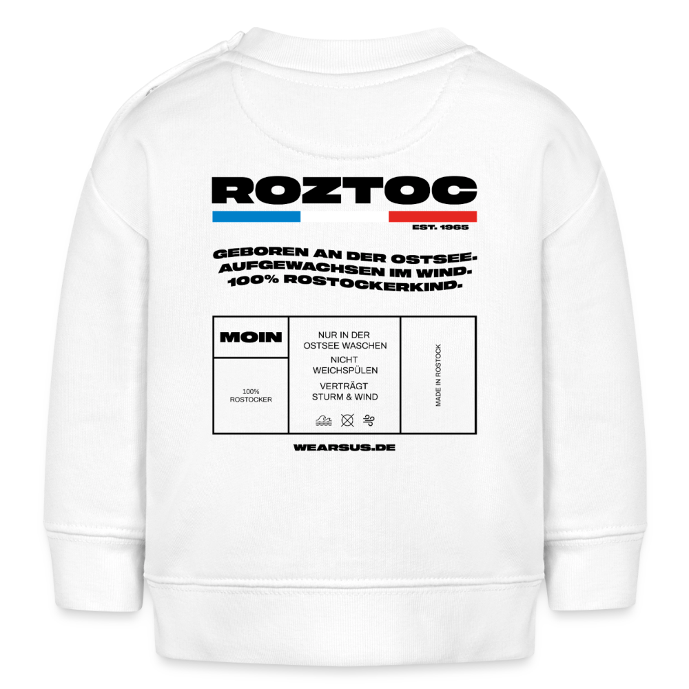 Rostock 'ROZTOC' Edition Baby Sweatshirt weiß - Weiß