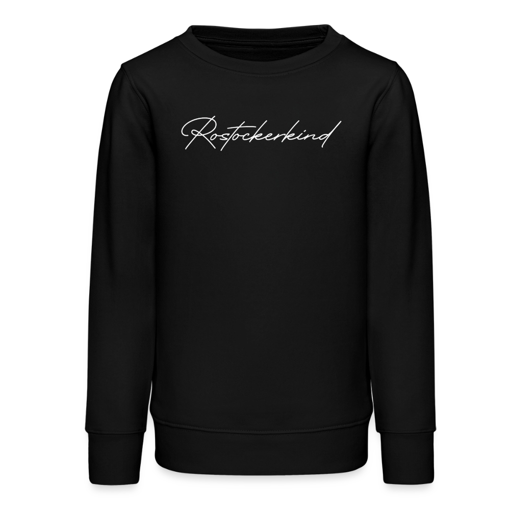 Rostock 'Rostockerkind' Signature Bio Sweatshirt Kinder 9-13 Jahre - Schwarz