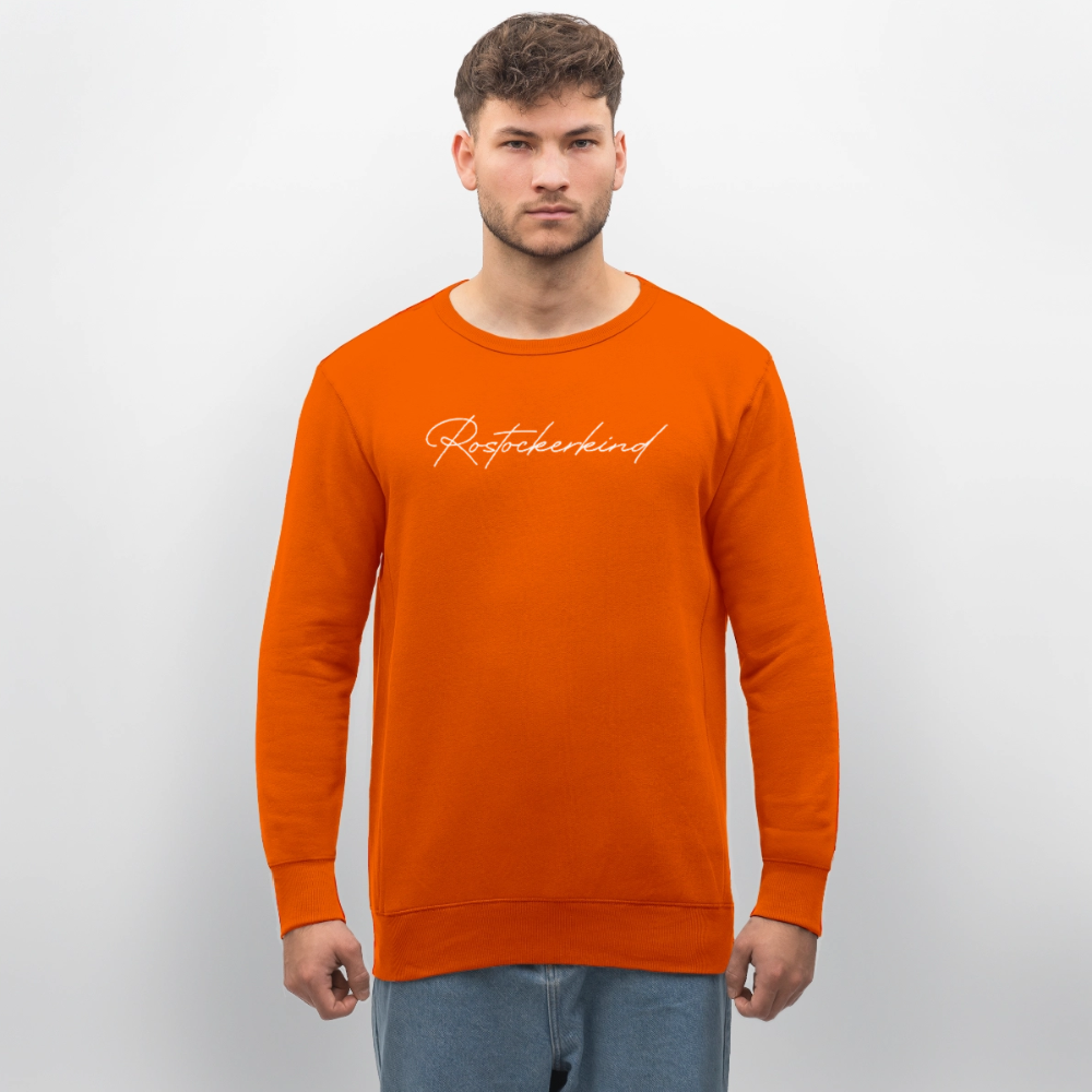 Rostock 'Rostockerkind' Signature Bio Sweatshirt Unisex - Tieforange