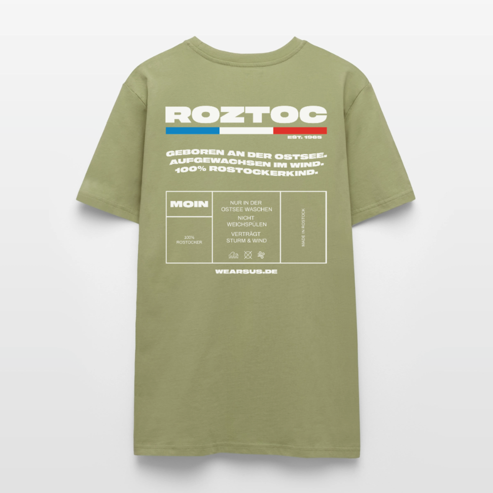 Rostock 'ROZTOC' Edition Unisex T-Shirt - Nebelgrün