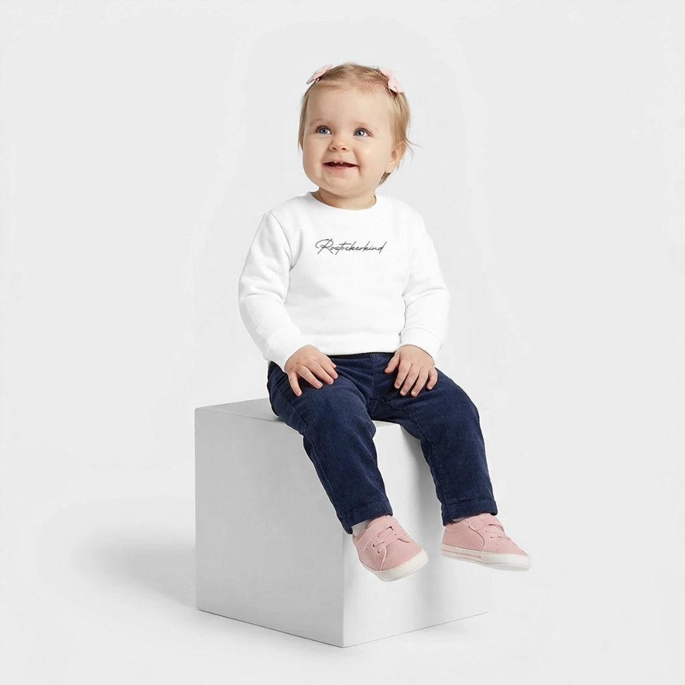Rostock 'Rostockerkind' Signature Bio T-Shirt Babys - Weiß