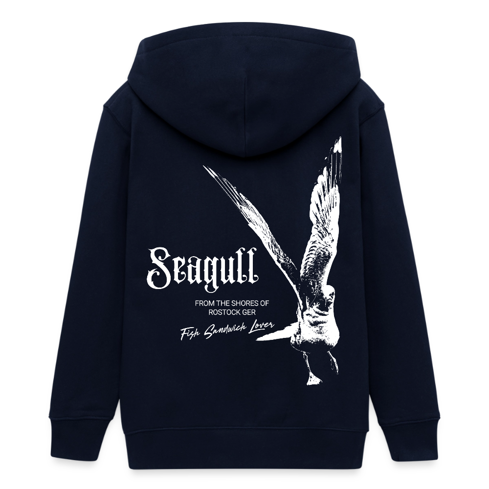 Rostock 'SEAGULL' Edition Bio Zip Hoodie Kinder - Navy