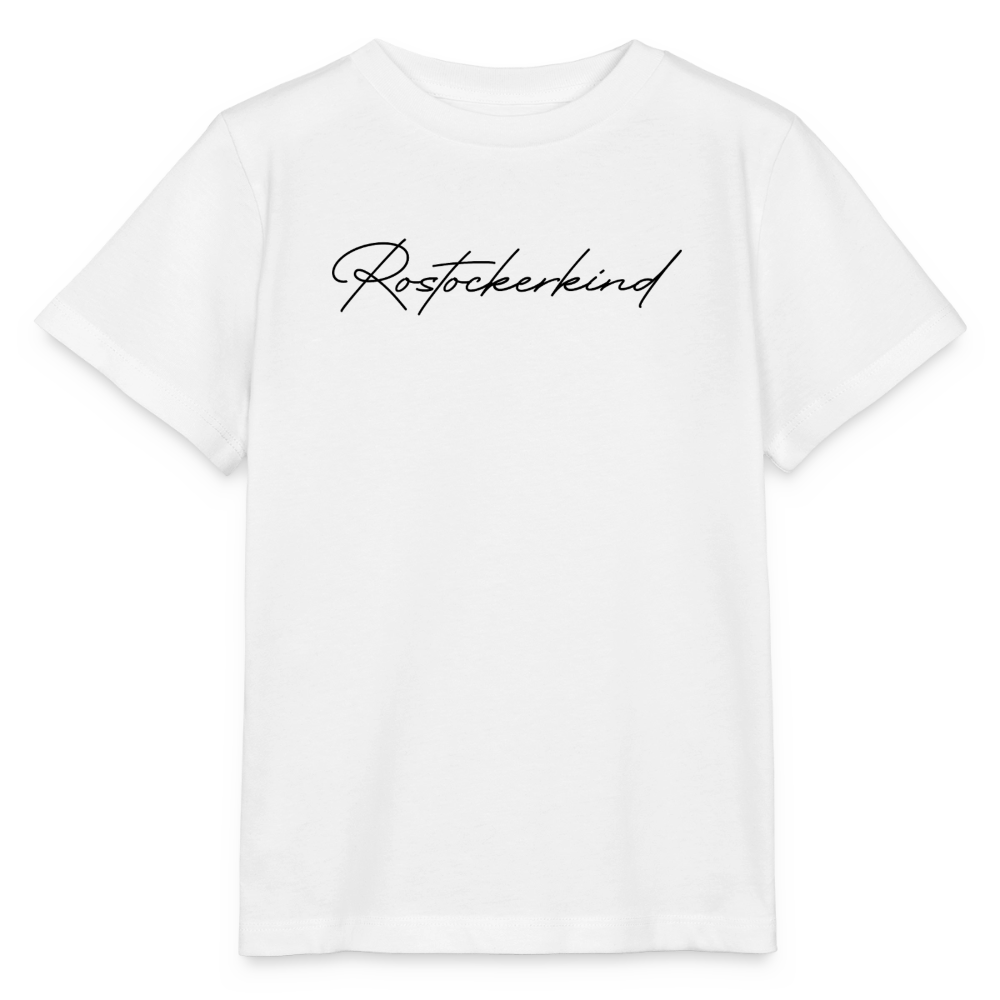Rostock 'Rostockerkind' Signature Bio T-Shirt Kinder 3-8 Jahre weiß - Weiß