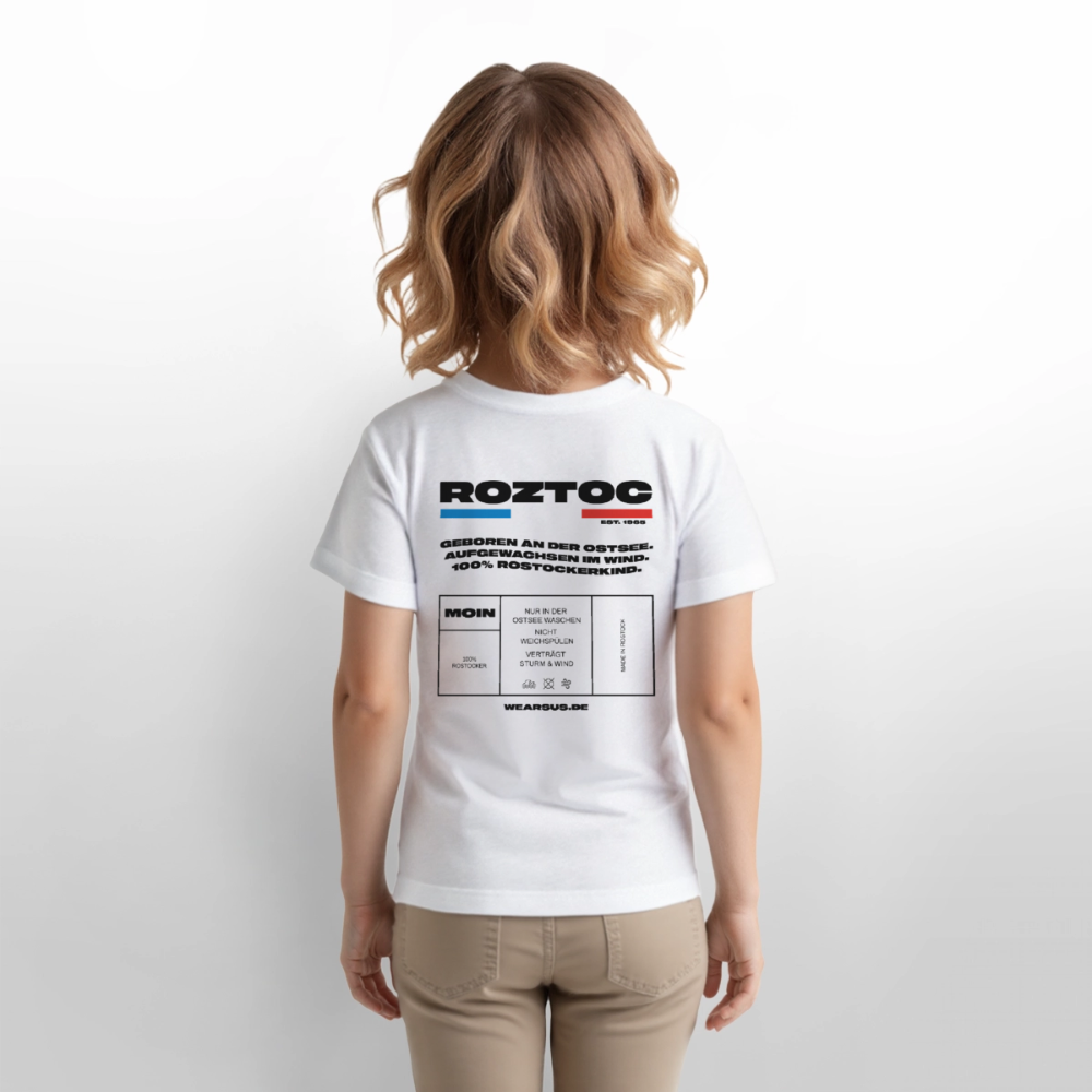 Rostock 'ROZTOC' Edition Kinder T-Shirt weiß - Weiß