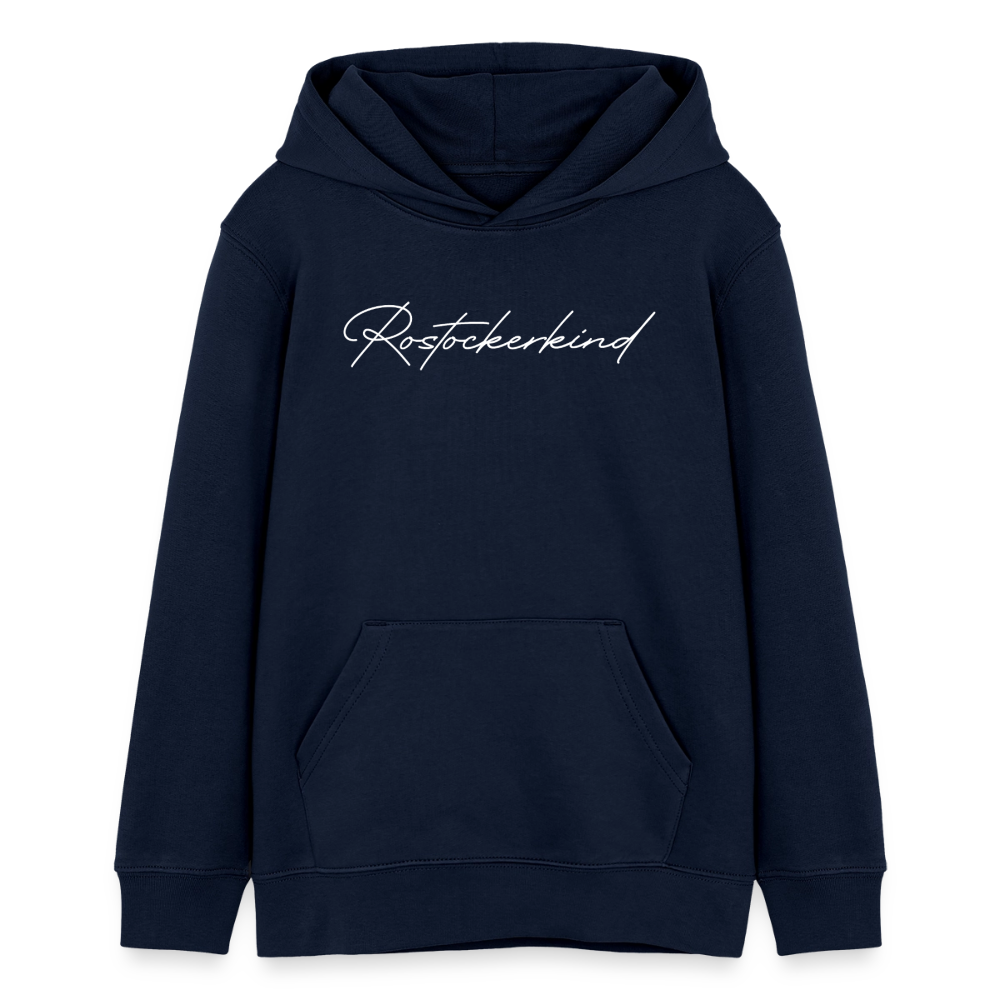 Rostock 'Rostockerkind' Signature Bio Hoodie Kinder 9-13 Jahre - Navy